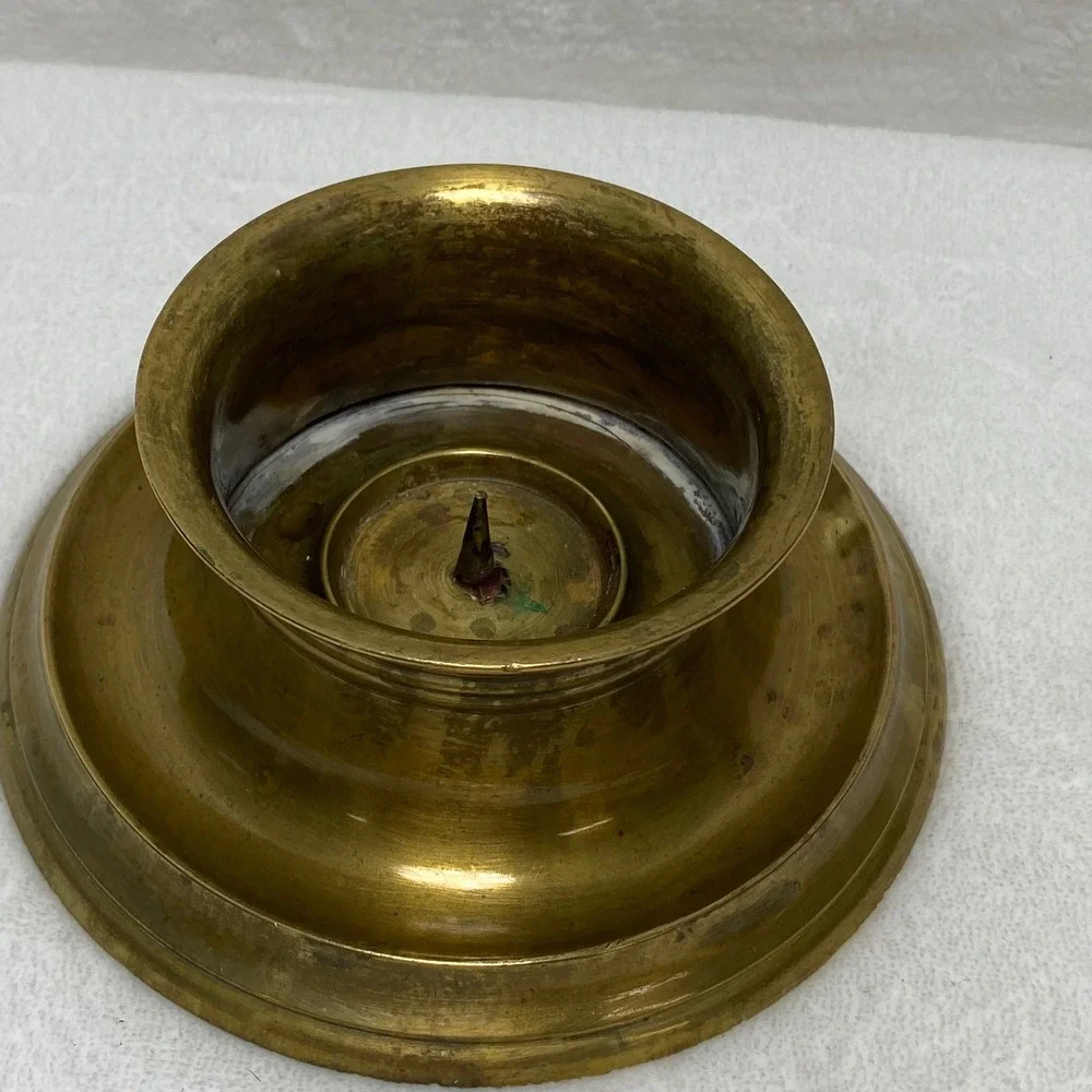 Vintage Brass Candle‎ Holder  Made in India